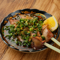 料理メニュー写真&nbsp;生肝炙り～ネギごま油で～※