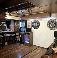 ソフト、ハードダーツが一緒に投げれます。