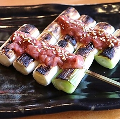 ねぎの酒盗のせ