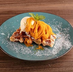 季節のモンブランクロッフル