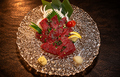 料理メニュー写真&nbsp;熊本産馬刺し/Kumamoto-Style Raw Horse Meat Sashimi　