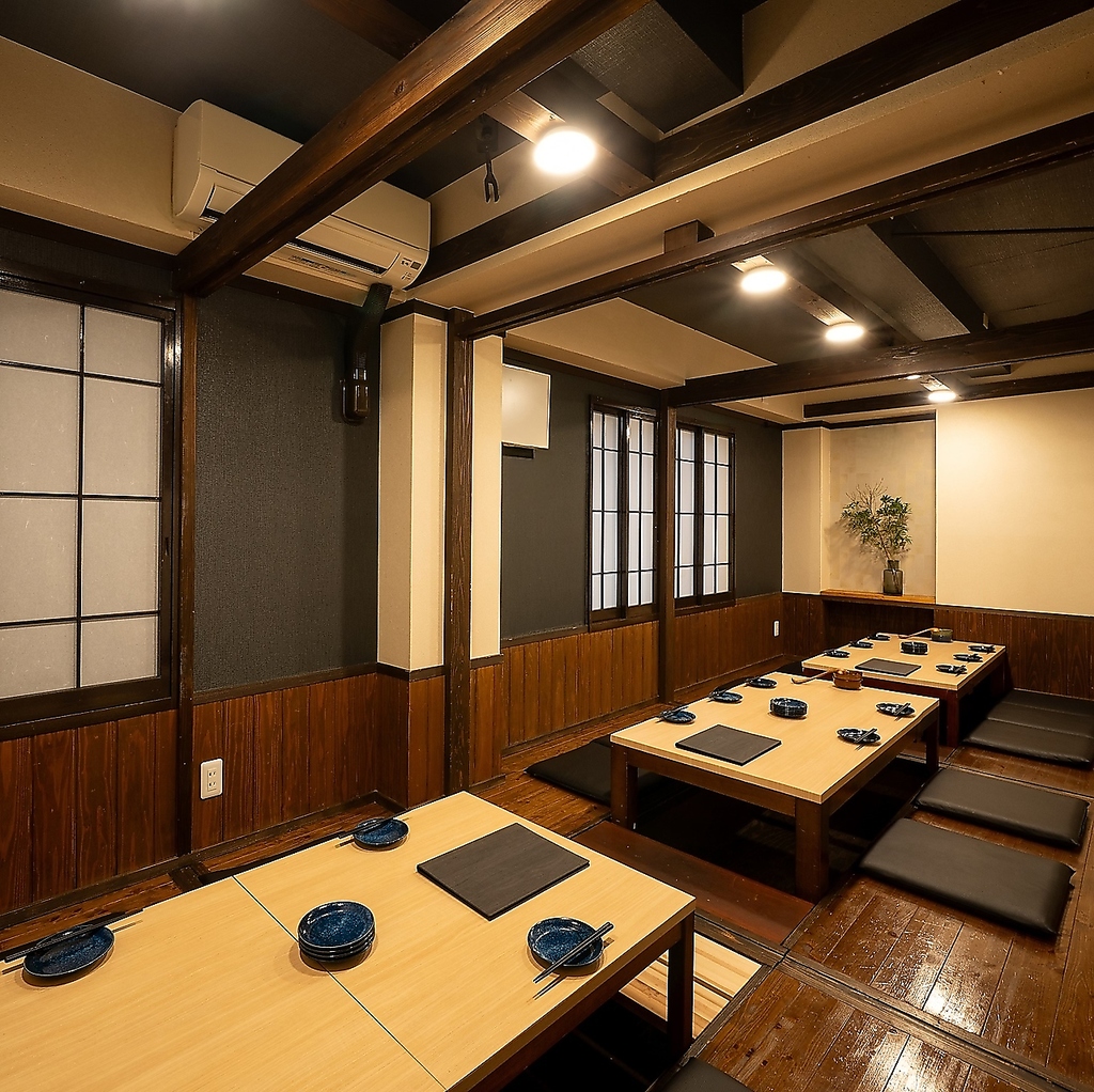 温かいくつろぎの空間！各種宴会、デートなど様々なシーンにおすすめです◎