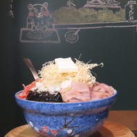 当店のもんじゃは味はもちろん、見た目もボリューム◎