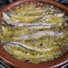 きびなごのアヒージョ