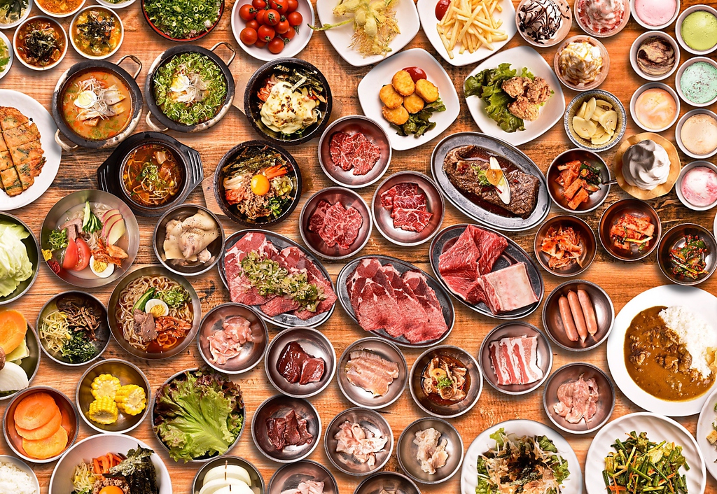 別府 焼肉 食べ放題 飲み放題 食べ飲み放題 個室 別府駅 おおいた和牛 北浜 宴会 冷麺 ランチ 家族