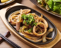 いかバター鉄板焼き