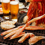 【宴会に♪キンキンに冷えたビール等飲み放題＆特上のずわい蟹食べ放題＆】特上コース11,000円