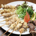 料理メニュー写真&nbsp;焼きとり盛合せ(8本)