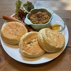 キーマとフランクとパンケーキ