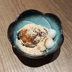 黒蜜きなこアイス（白玉入り）