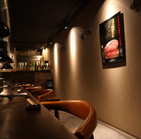 和モダンな心和む店内で【宮崎牛】をご堪能ください。