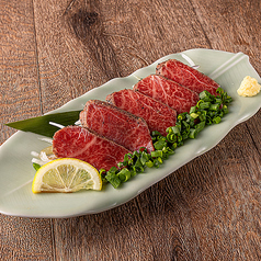 和牛たたき本搾りゆずポン酢