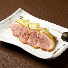 炙り鴨ロースと焼きナス