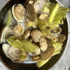 【焼きもの】あさりと春キャベツの酒蒸し