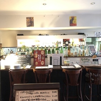 お一人様、デートにもおすすめカウンター席