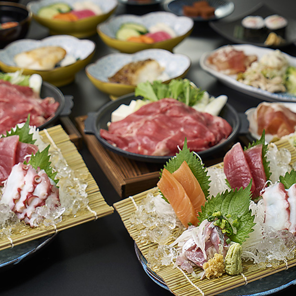 【各種宴会コースご用意!!】素材がいいからホントに美味しい。世代に関係なく喜んでいただけます。