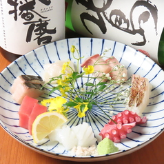 旬のお造り 七種盛り 1人前
