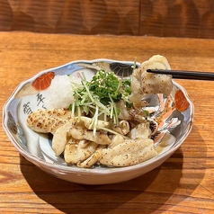 自家製炙り鶏皮ポン酢