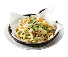 揚げキノコの塩胡椒/鶏肉の唐揚げ(5個)