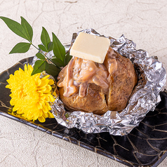 じゃがバター塩辛のせ