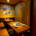 ◆6～12完全個室◆落ち着いた照明がうれしい、少人数様向けの個室です。接待や友人同士でのご利用に♪合コンや小規模宴会にも是非♪お仲間との気兼ねない宴席に◎