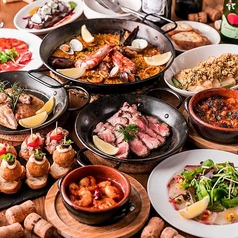 スペイン料理 メルカド デル プエルトのコース写真