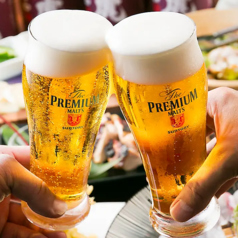 大人数の宴会に最適な飲み放題有り!
