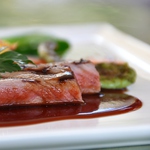 肉料理の火入れは絶妙