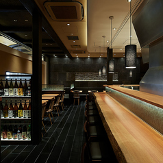 串の坊ならではの臨場感あふれるカウンター席をご用意。