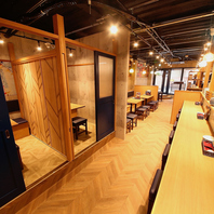 様々なシーンに合わせた空間をご用意！