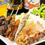 ≪人気の焼き鳥≫秘伝のタレに付け込んんだものや人気の串物多数あります★