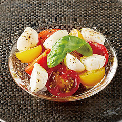 Caprese Cherry Tomato Mozzarella cheese and Basil