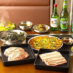 こだわりのサムギョプサルや本場韓国メニューが豊富◎