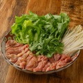 料理メニュー写真&nbsp;鶏鍋レタしゃぶ