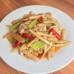 ハスの茎の豚肉炒め