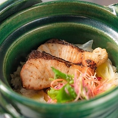 鰤と生姜の釜めし