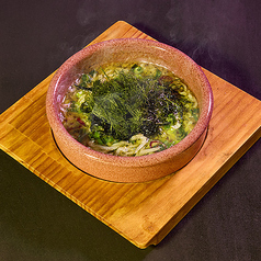 しらすと青海苔のアヒージョ