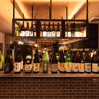 豊富な種類から選べる、至福の一杯。