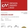 店舗ロゴは、国際的なデザインアワード「C-IDEA DESIGN AWARD 2022」においてデザイン賞を受賞。中国で開催される本アワードには、世界37の国と地域から多彩な作品が集まり、その中で独創性や表現力、デザインの完成度が高く評価されました。ブランドの魅力を的確に伝えるデザインとして、国際的な評価を獲得しました。