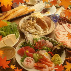 炉端焼 水炊き サンドウノニカイのコース写真