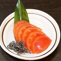 料理メニュー写真&nbsp;冷やしトマトの塩昆布のせ