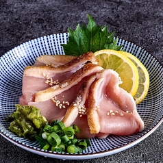 甲州地鶏のとりわさ