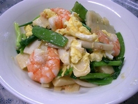 当店のこだわりメニュー！【こだわりのエビ玉子】