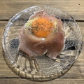 料理メニュー写真&nbsp;いぶりがっこと生ハムのポテトサラダ