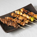 料理メニュー写真&nbsp;焼き鳥5種盛り合わせ