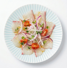 韓国風タイのカルパッチョ