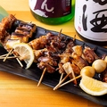 料理メニュー写真 【鶏】おまかせ盛り合わせ10本
