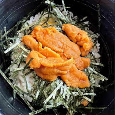 うに卵かけごはん