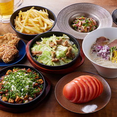 ラーメンと鶏鉄板 チキンマンのコース写真