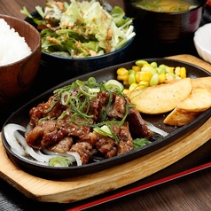 牛カルビ焼肉定食